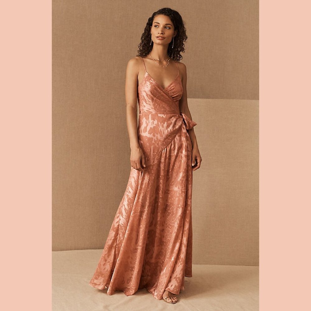 Hutch Alden Dress (from Anthropologie), in light coral